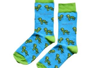 Save the Turtles Bamboo Socks | UK Adult 11-15