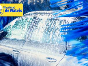 Autowasbeurt naar keuze bij Wasstraat De Walvis
