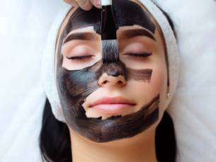 HIFU facelift-behandeling of carbon laser peeling + ontspanningsmasker