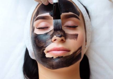 HIFU facelift-behandeling of carbon laser peeling + ontspanningsmasker