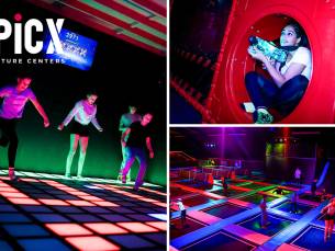 Jumpen, Active Pixel en lasergamen (1,5 uur) + jumpsokken bij EPICX Zoetermeer