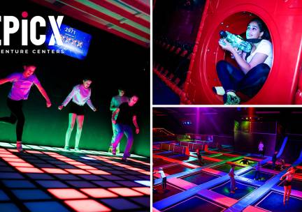 Jumpen, Active Pixel en lasergamen (1,5 uur) + jumpsokken bij EPICX Zoetermeer