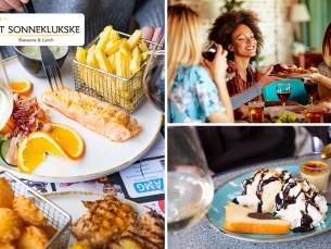 3-gangen keuzediner bij Ut Sonneklukske brasserie & lunch