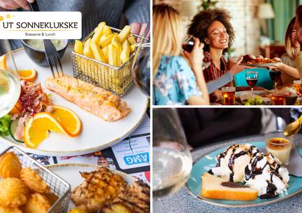 3-gangen keuzediner bij Ut Sonneklukske brasserie & lunch