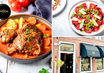 3-gangen shared dining-diner + bijgerechten