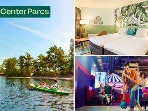 1 of 2 overnachtinge(n) voor 2 + ontbijt in Center Parcs Hotel De Vossemeren