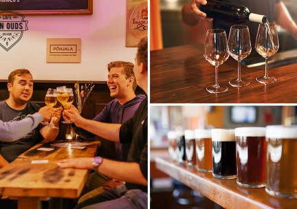 Bier- of wijnproeverij bij CafÃ© van Ouds in hartje Nijmegen