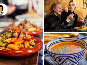 Couscous + soep + salade + evt. nagerecht bij de Couscousbar