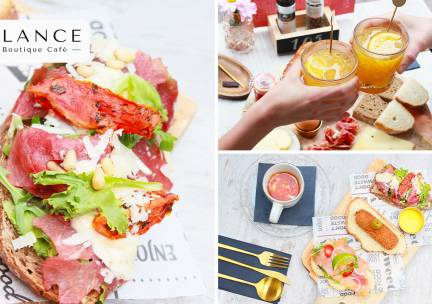 2-gangen shared brunch of lunch bij Élance Boutique Café