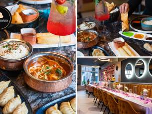 Indiaas-Nepalees 3- of 4-gangendiner bij Mr. Momo