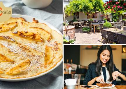 3-gangen pannenkoekendiner bij 't Struifhuis