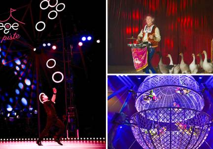Entree kerstcircus LiÃ¨ge en piste
