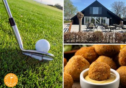 Pitch & Putt (9 holes) + bittergarnituur bij Play & Stay
