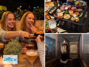 Tafelgrillen + bowlen + evt. bijlwerpen bij DOCK Fun &Center