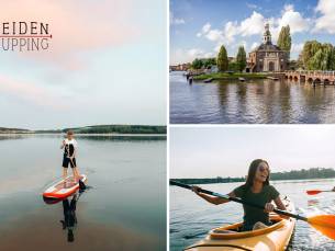 Sup of kano huren (2 uur) + route in Leiden