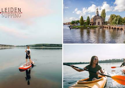 Sup of kano huren (2 uur) + route in Leiden