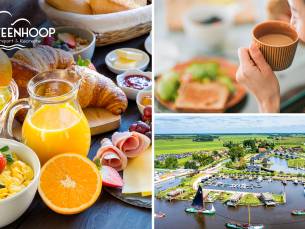 Luxe brunch + glas bubbels bij De Veenhoop Watersport & Recreatie, De Pôlle