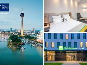 Overnachting voor 2 + ontbijt in het centrum van Düsseldorf