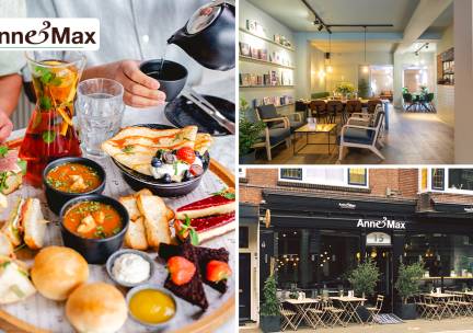 Ontbijt naar keuze + drankje of high tea bij Anne&Max BR Utrecht