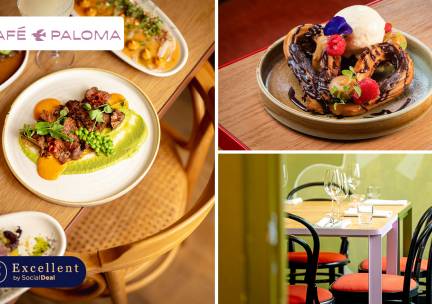 2- of 3-gangendiner Ã  la carte bij CafÃ© Paloma
