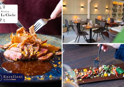 4-gangendiner van de chef + brood + amuse bij Bistro La Cloche