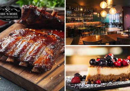 2- of 3-gangen keuzediner bij Ribs 'n More