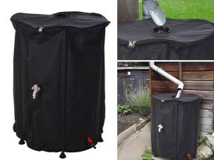 Regenton 250 of 500 Liter Opvouwbaar - Vang Gratis Regenwater Op Voor een G ...