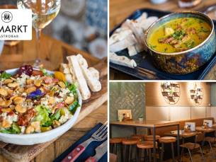 2-gangen keuzelunch bij Gastrobar De Markt