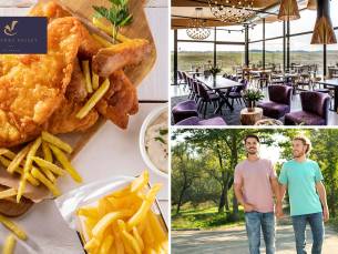 Fiets- of wandelarrangement + 2-gangenlunch bij Brasserie The Valley