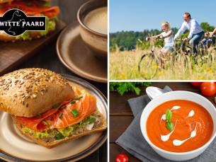 2-gangen keuzelunch of wandel- of fietsarrangement