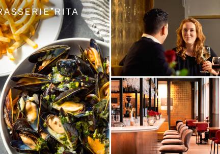 Culinair 3-gangen keuzediner bij Brasserie Rita in hartje Eindhoven