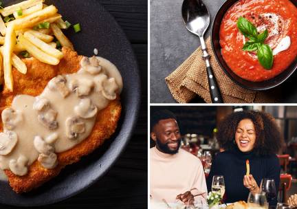 3-gangen schnitzeldiner bij Restaurant Torschänke