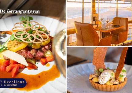 4- of 5-gangendiner van de chef bij Restaurant De Gevangentoren in Vlissingen