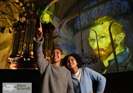 Entree Van Gogh & Rembrandt in Amsterdam