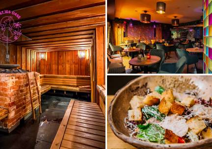 Entree wellness + evt. hoofdgerecht of 3-gangendiner