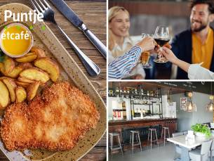 3-gangendiner à la carte aan het water bij Eetcafé het Puntje