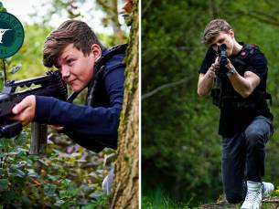 Lasergamen (1,5 of 2u) + begeleiding