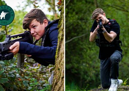 Lasergamen (1,5 of 2u) + begeleiding