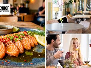 2-gangen shared dining-diner bij Boutique Hotel Rozenhof