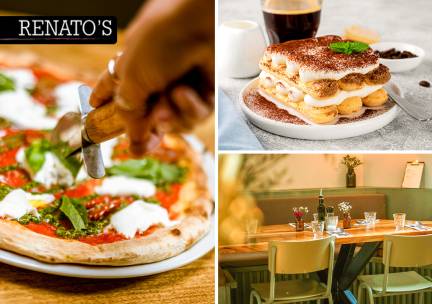 Italiaans 3-gangen keuzediner bij Renato's Pizzeria in hartje Nijmegen
