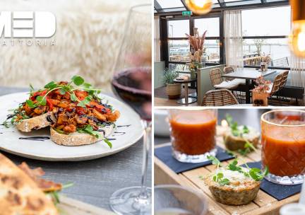 2- of 3-gangen keuzelunch bij MED Trattoria