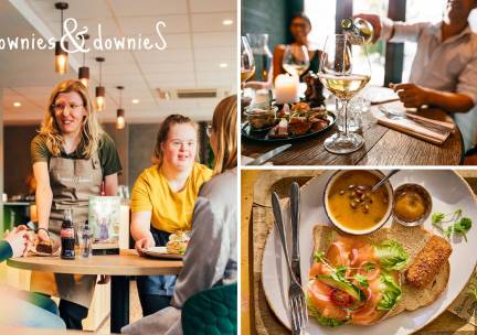 2- of 3-gangenlunch bij Brownies & DownieS Delft