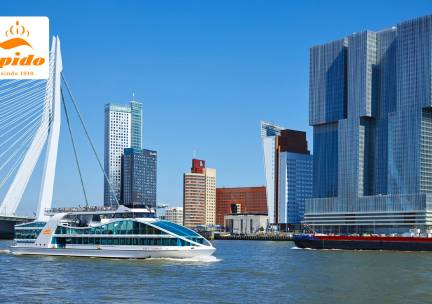 Havenrondvaart in Rotterdam incl. audiogids (75 min)