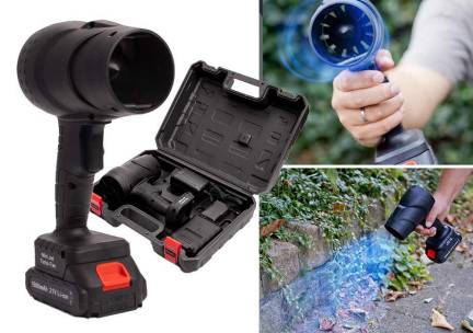 Oplaadbare Turbo Jet Fan In Koffer - Blaast Alles Schoon In Een Handomdraai ...