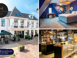 Overnachting(en) voor 2 + ontbijt + late check-out in Schagen