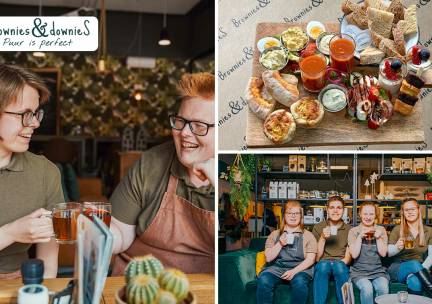 Katwijkse lunchplank bij Brownies&downieS Katwijk