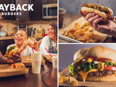 Afhalen: burger- of hotdogmenu bij Wayback Burgers