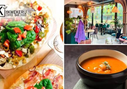 2-gangen keuzelunch bij De Kwekerij