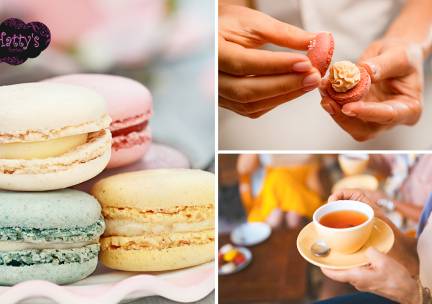 Workshop Franse macaron maken + vullen (2 uur) + koffie of thee + lekkers bij Hatty's Taarten