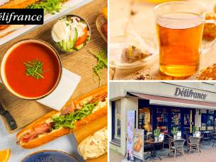 Luxe high tea (2,5 uur) bij Délifrance in hartje Leiden